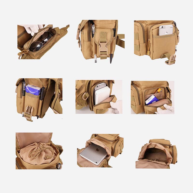 Mehrzweck-Beintasche für Männer im Freien, Reiten, Militär, Oxford, taktische Tasche