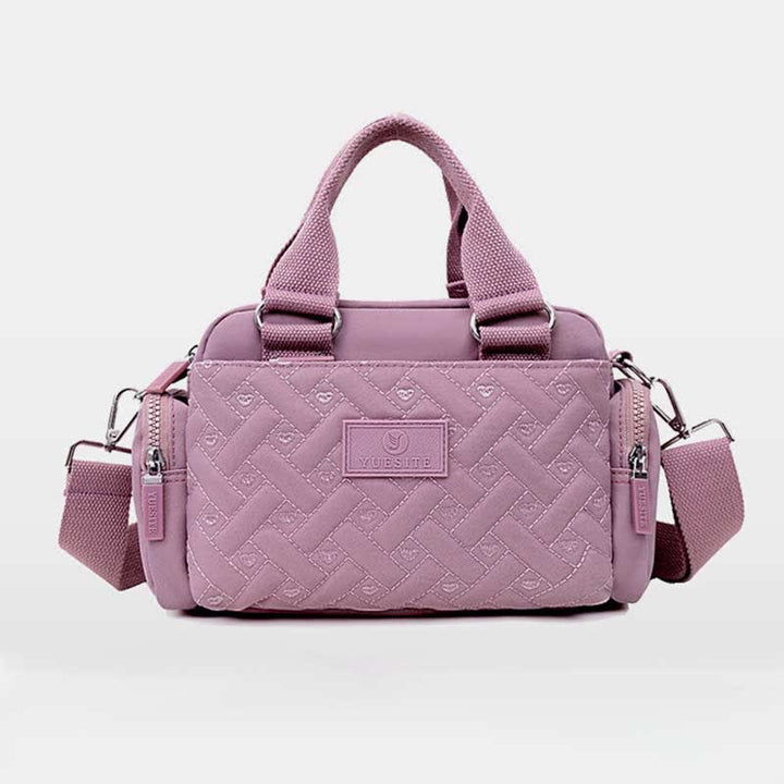 Leichte, mehrere Taschen aufweisende Damen-Geldbörsen, wasserdichte, gesteppte Umhängetasche
