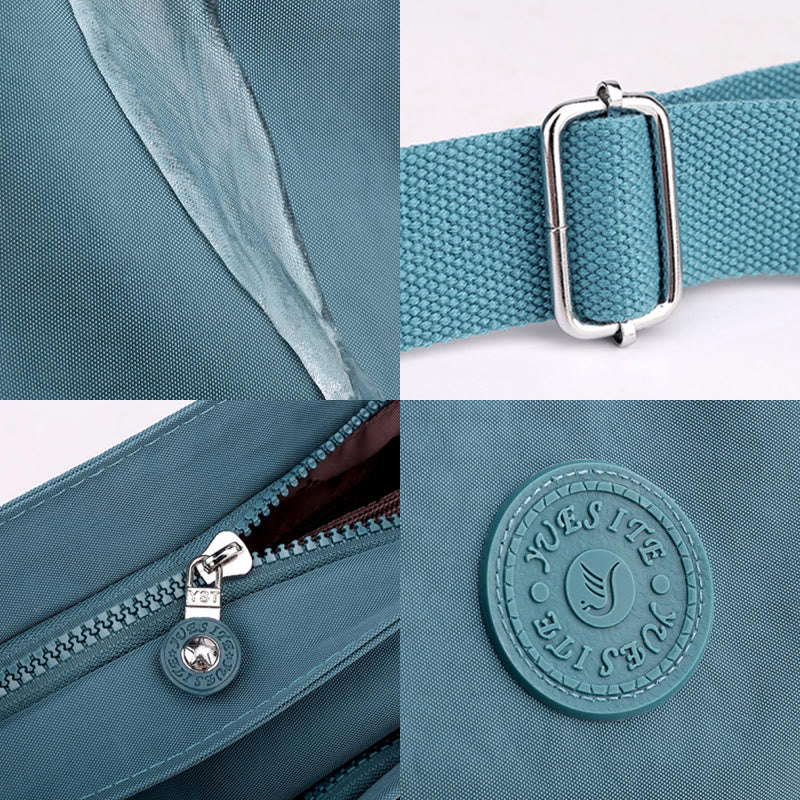 Damen Leichte wasserdichte Handtasche mit mehreren Taschen Umhängetasche Schultertasche Geldbörsen