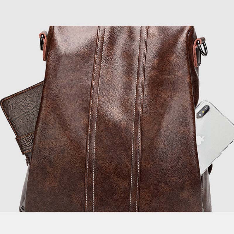 Diebstahlsicherer multifunktionaler Retro-Rucksack