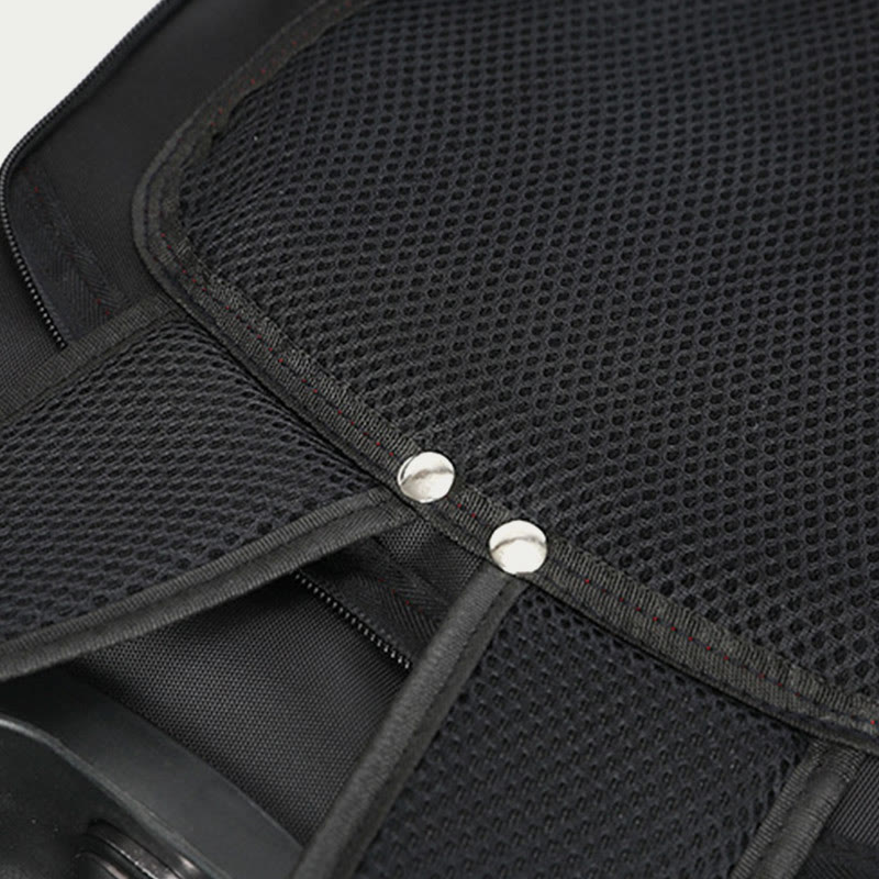 Einfarbig Oxford Rucksack Frauen Männer Business Reise Trolley