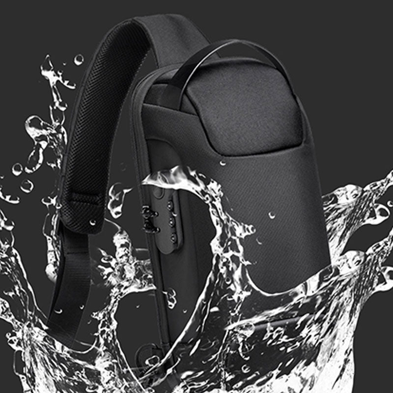 Wasserdichte, diebstahlsichere Schultertasche mit großem Fassungsvermögen und bequemem, handlichem