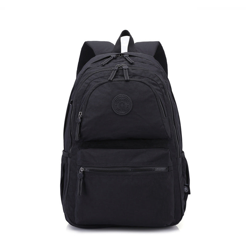 Rucksack mit mehreren Taschen, lässiger Tagesrucksack, Laptop-Rucksack, Büchertasche für Studentinnen - Schwarz - image 17