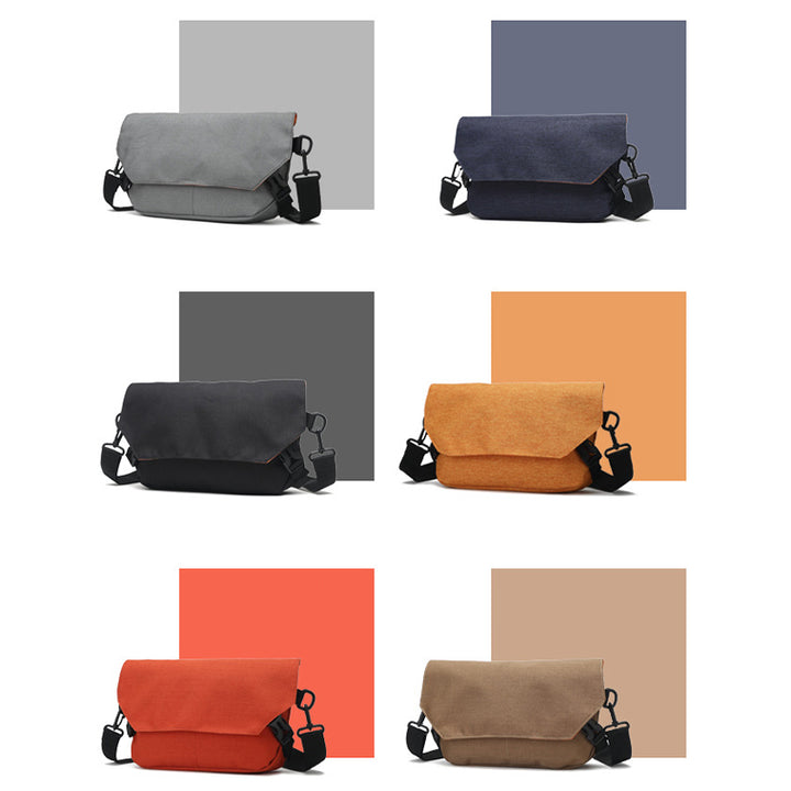 Messenger Bag für Damen und Herren, Vintage-Umhängetasche, Laptoptasche