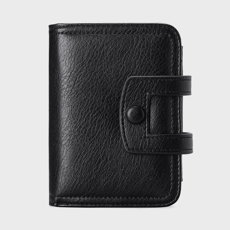 Geldbörse Damen Retro Schlank Leder RFID Einkaufstasche