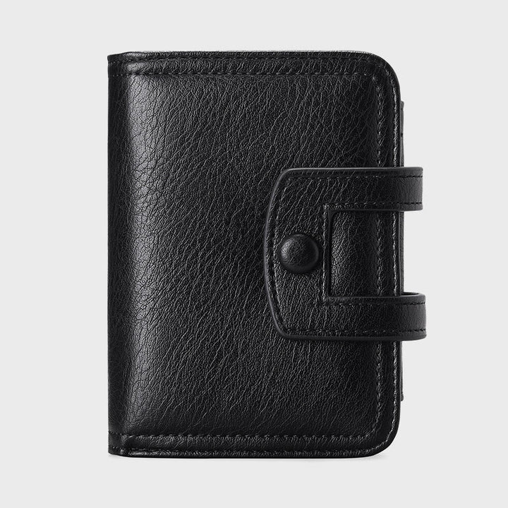 Geldbörse Damen Retro Schlank Leder RFID Einkaufstasche