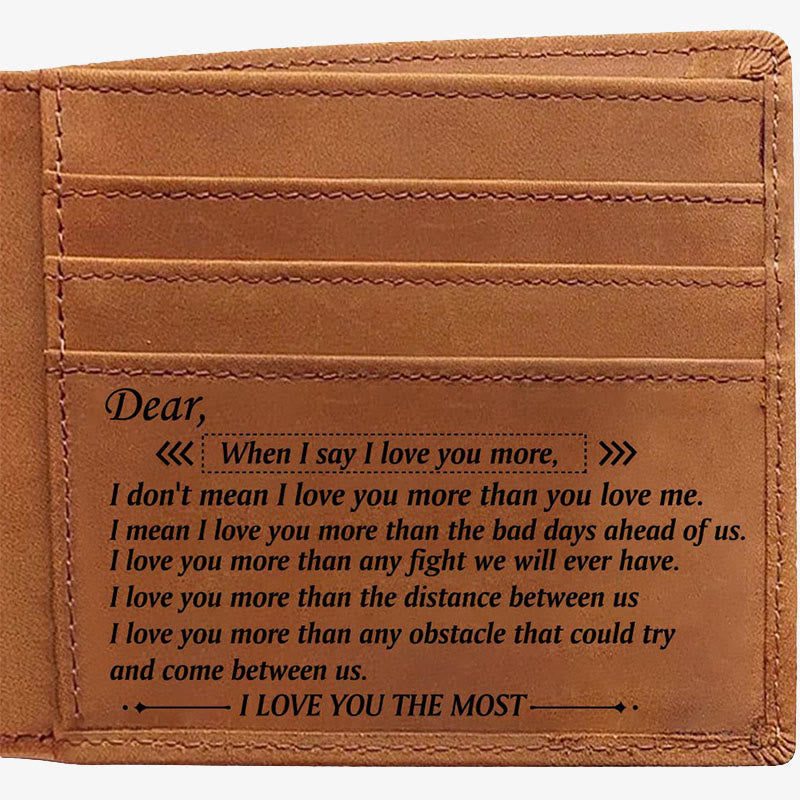 Dünne Brieftasche für die Familie, mit Laser-Inschrift, Leder, Geldbörse, Geschenk