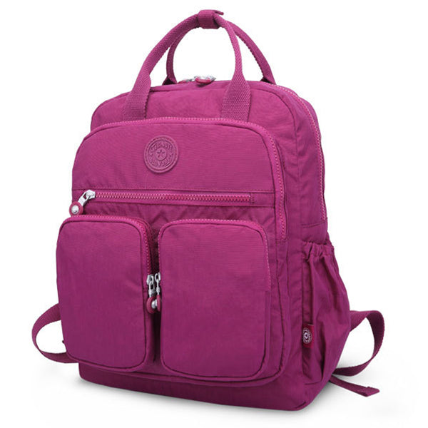 Wasserfester Schulrucksack mit mehreren Taschen