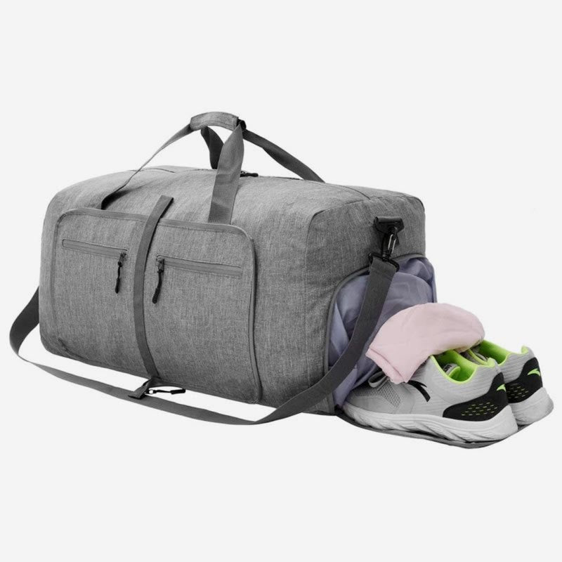 Aufbewahrungstasche für unterwegs, zusammenklappbar, tragbar, große Kapazität, Fitness-Reisetasche