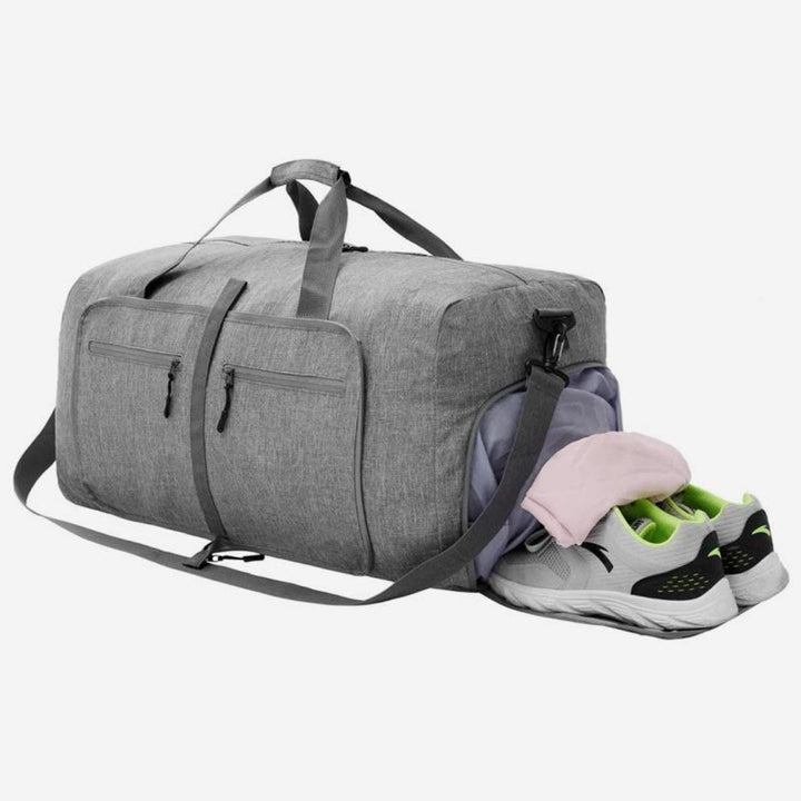 Aufbewahrungstasche für unterwegs, zusammenklappbar, tragbar, große Kapazität, Fitness-Reisetasche