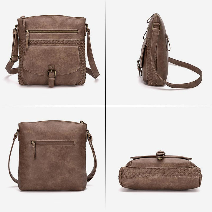 Umhängetasche aus PU-Leder für Damen, Geldbörse, Reisetasche, Schultertasche 