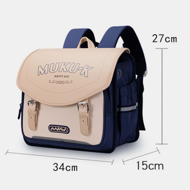 Kinderrucksack für Mädchen und Jungen, robust, atmungsaktiv, mit Reflektorstreifen