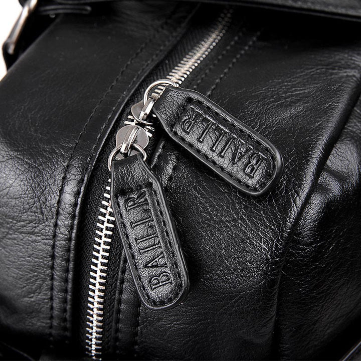 Handtasche für Herren, für Geschäftsreisen, Umhängetasche aus Pu-Leder