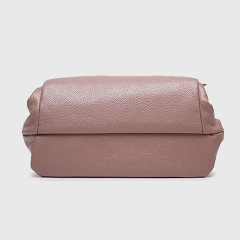 Damen Umhängetasche, elegante Handtasche mit großem Fassungsvermögen, veganes Leder, Boston-Tasche