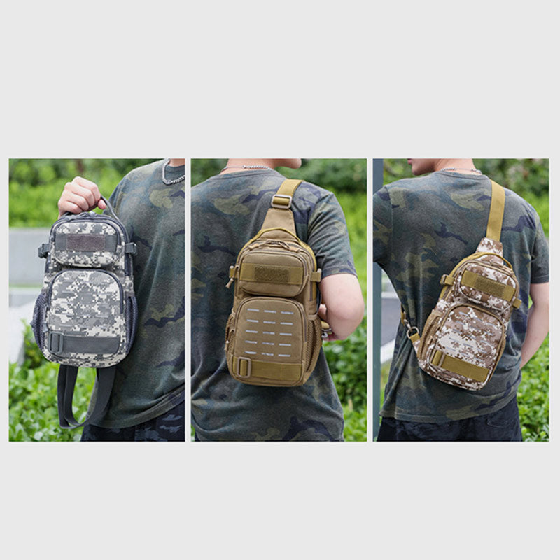 Wasserdichte, langlebige taktische Camouflage-Schultertasche mit reflektierendem Riemen