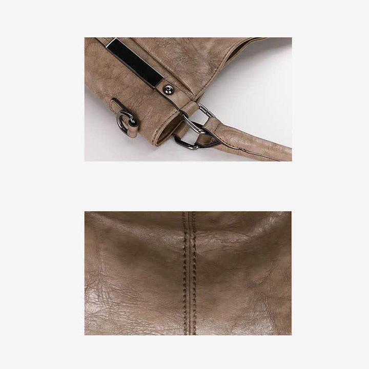 Hobo-Handtaschen aus Leder für Damen, Designer-Schultertaschen, Umhängetaschen