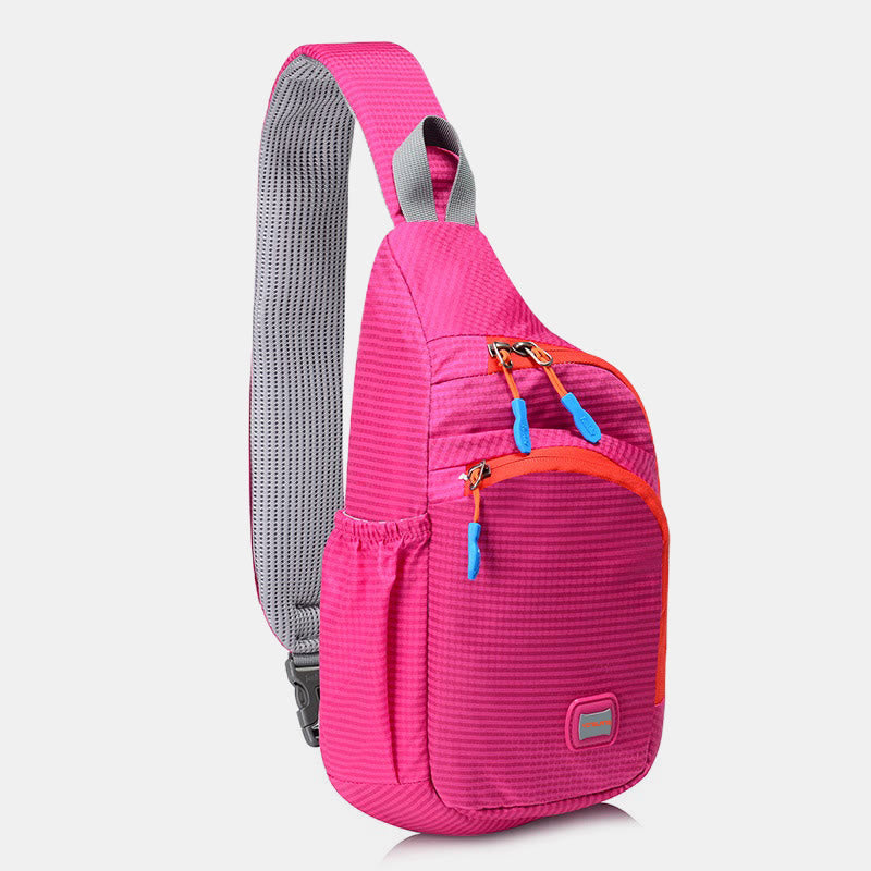 Schultertasche für Damen, Nylon, wasserdicht, für Outdoor-Sport, Reiten, Brusttasche