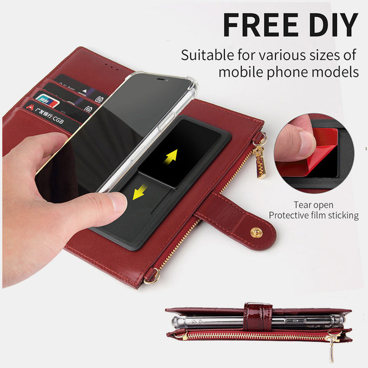 Prägung Elegante magnetische Telefontasche Handtasche Umhängetasche