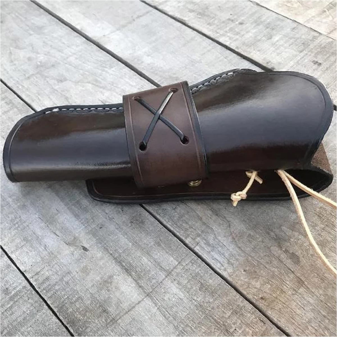 Punk Mittelalterlichen Holster Vintage Steampunk Revolver Leder Cosplay Prop