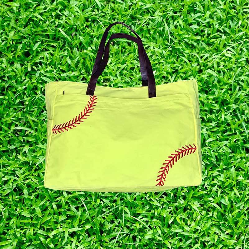 Große bestickte Canvas-Tragetasche, multifunktionale Reise-/Sporttasche, Umhängetasche