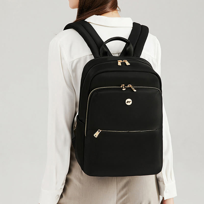 Rucksack für Männer Minimalistischer Tagesrucksack aus Nylon mit mehreren Taschen und Laptopfach