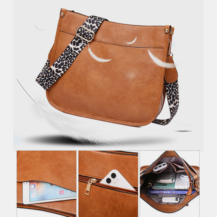 Vintage-Umhängetasche für Damen, leicht, wasserdicht, lässige Schultertasche