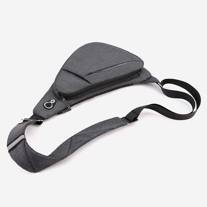 Schultertasche für Herren, wasserdicht, Nylon, tragbarer Umhängerucksack