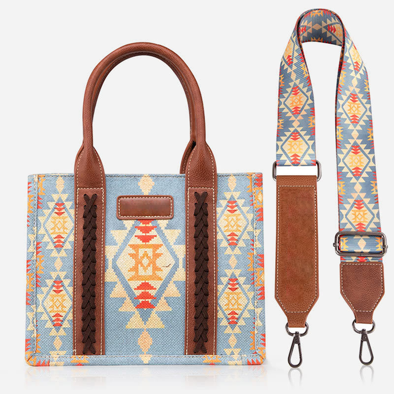 Böhmische Handtasche für Damen, breiter Riemen, vielseitig verwendbar, Umhängetasche