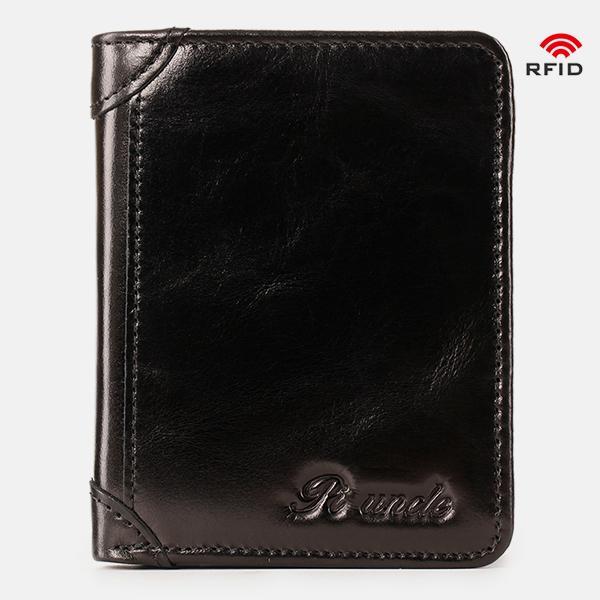 RFID Multifunktionale Lederbrieftasche