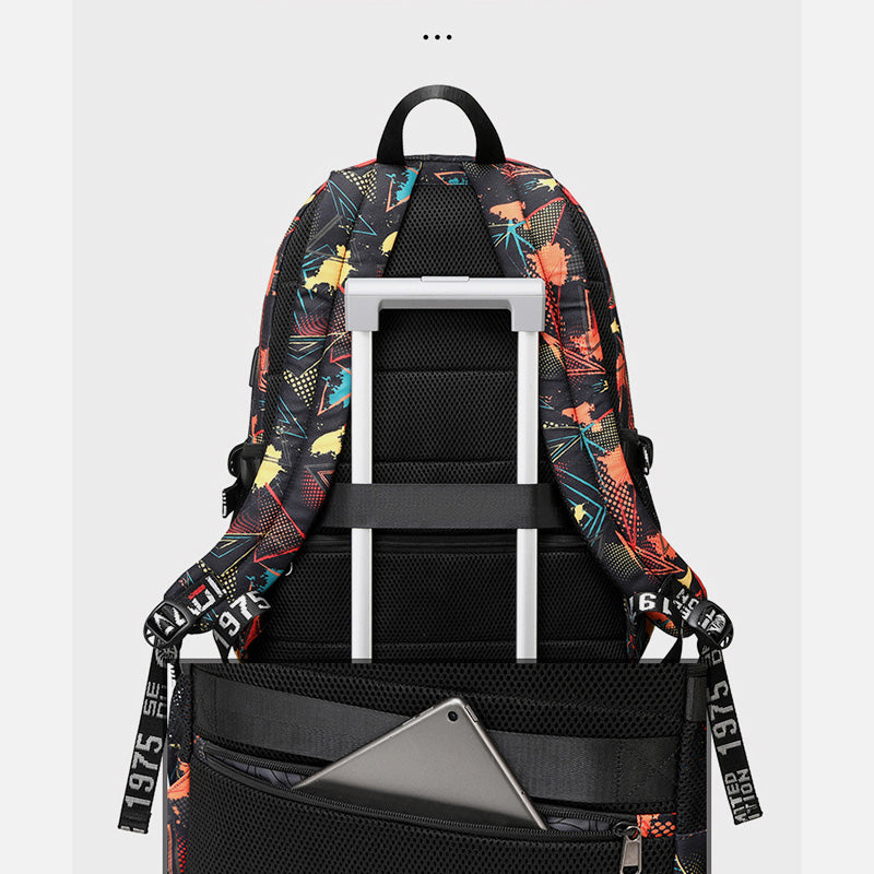 Laptop-Rucksack für Herren, groß, für College, Schule, Büchertaschen, Reise-/Arbeitstasche