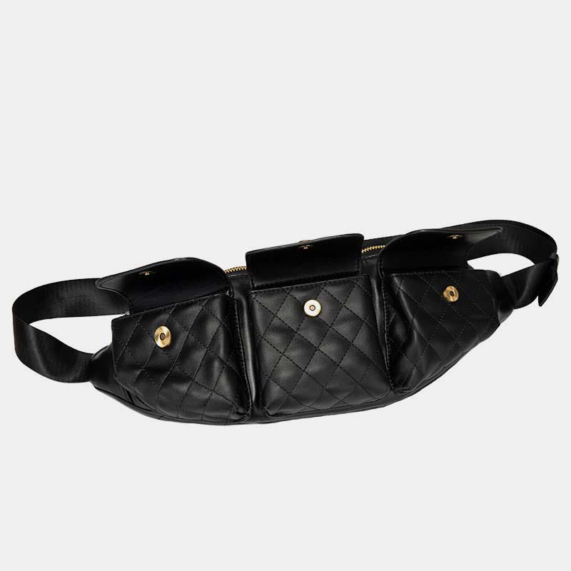 Gürteltasche für Herren, Leder, lässige Umhängetasche für den Außenbereich
