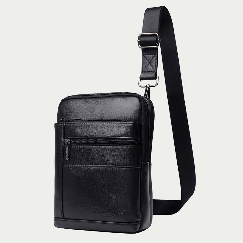 Umhängetasche für Männer Drei Stile Taschen Leder Umhängetasche
