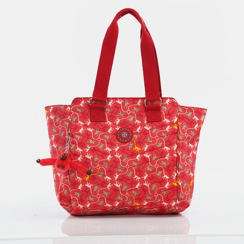 Nylon-Tragetasche für Damen, wasserdicht, groß, gesteppt, Schultertasche, Handtasche