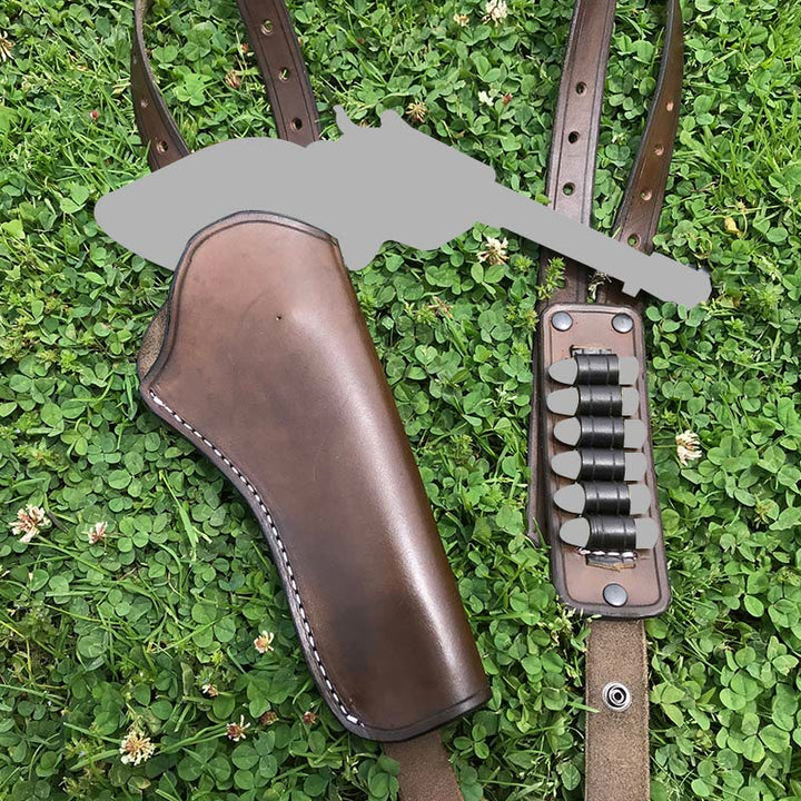 Mittelalterliches Leder-Schulterholster für Damen und Herren, Retro-Theater-Requisite