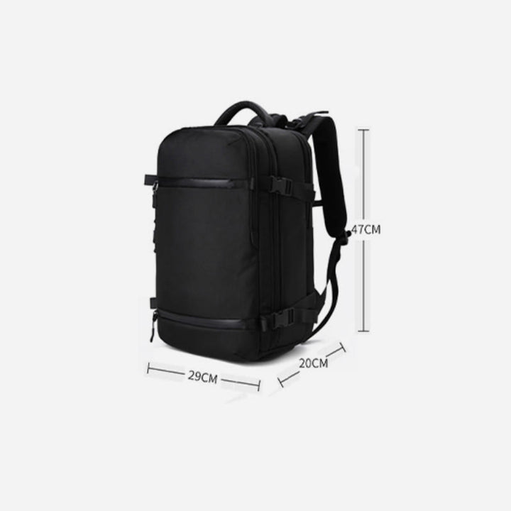 Business-Rucksack für Herren, multifunktionaler kurzer Reise-Laptop-Tagesrucksack