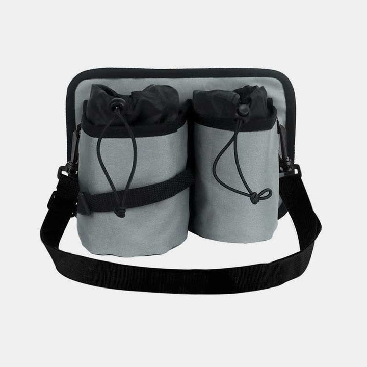 Tragbarer Wasserflaschenhalter-Trägertasche mit 2 Flaschentaschen