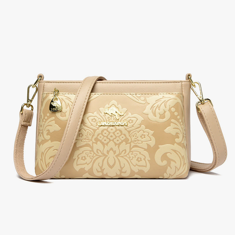 Vintage Frauen Floral Handtasche Crossbody Geldbörsen Damen Casual Schulter Taschen