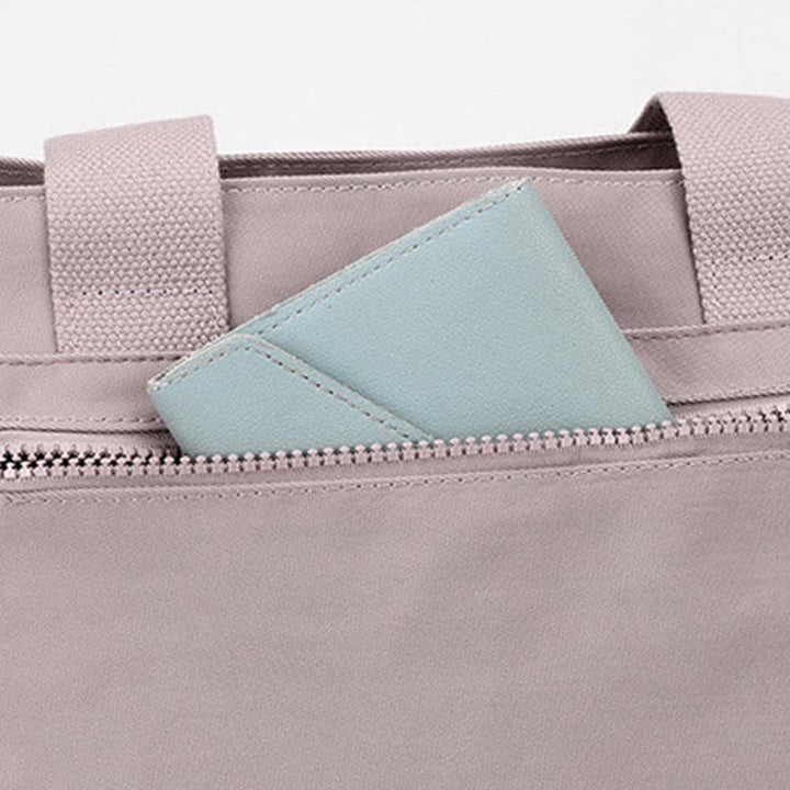 Damen Leichte Handtasche Große Wasserdichte Nylon Umhängetasche Schultertasche Geldbörsen