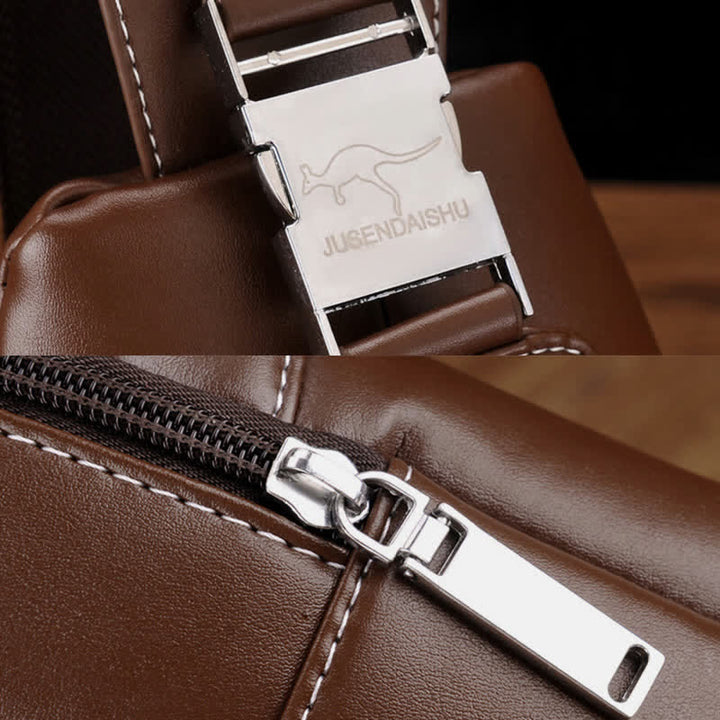 Männer Casual Reise Crossbody Brust Sling Tasche Ein Schultergurt