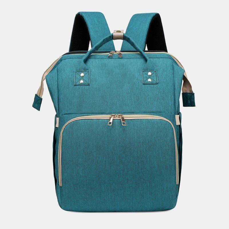 Wickeltasche, tragbarer Reiserucksack mit Wickelunterlage, USB-Aufladung 