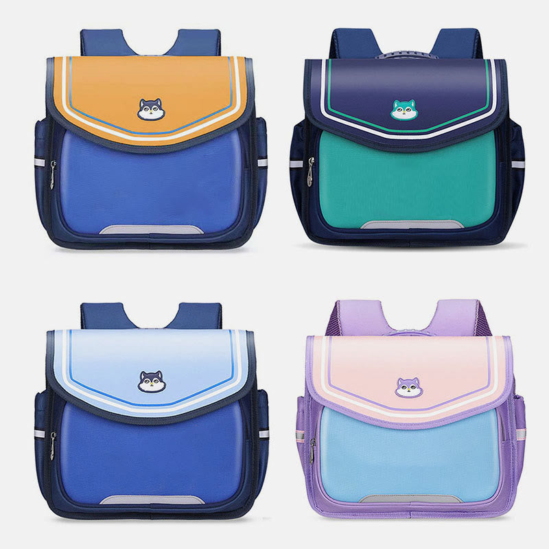 Rucksack für Kinder, leicht zu tragen, horizontale Clamshell-Kindergarten-Schultasche