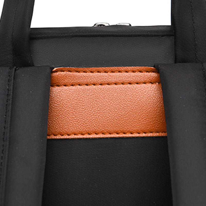 Lässiger, wasserdichter Nylon-Rucksack mit großem Fassungsvermögen 