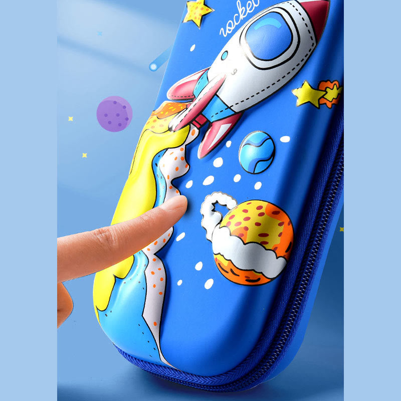 Federmäppchen für Kinder, Astronautenmuster, süßes Schulmäppchen