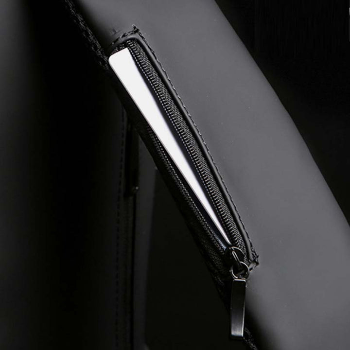 Diebstahlsichere, wasserdichte, lässige Schultertasche mit großem Fassungsvermögen, USB-Ladeanschluss und Reflektorstreifen