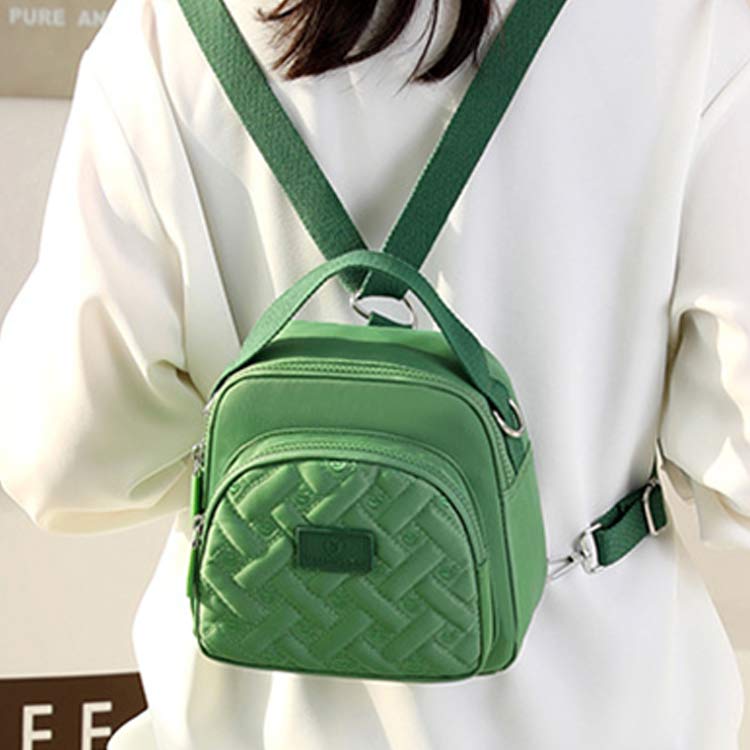 Funktionelle Damen-Geldbörse, leichter, geräumiger Umhängetasche aus Nylon, Mini-Rucksack