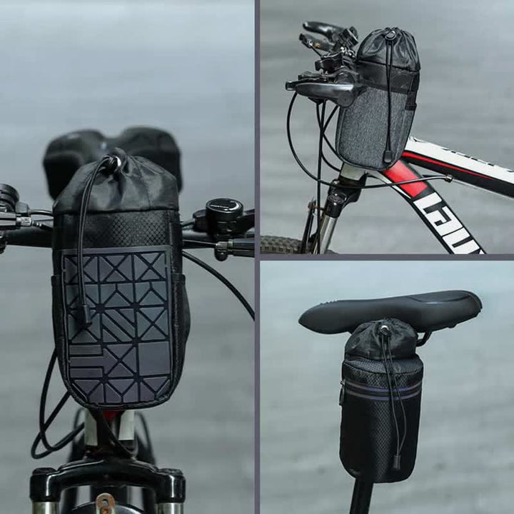 Isolierter Trinkflaschenhalter fürs Fahrrad, Taschenträger mit Schultergurt