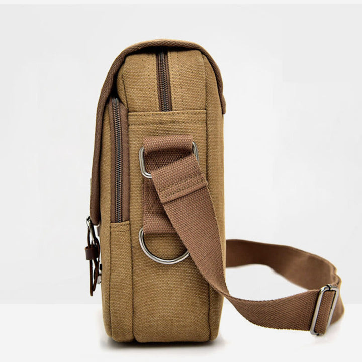 Umhängetasche für Herren, Retro-Canvas-Business-Umhängetasche