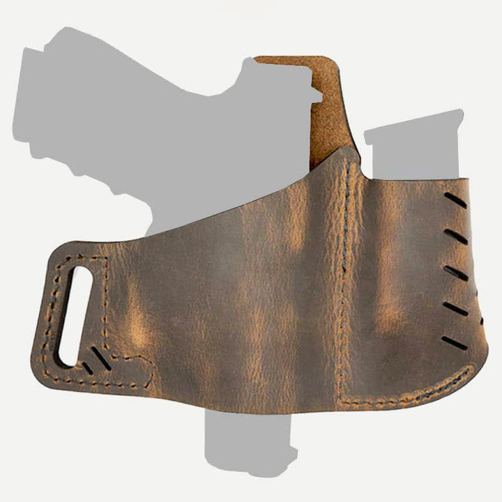 Gürtelholster aus echtem Leder mit Magazintasche, mehrere Modelle für G19, P365, M1911