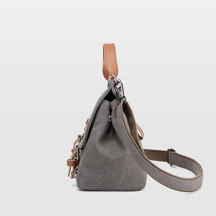 Canvas große Kapazität Vintage Umhängetasche Handtasche