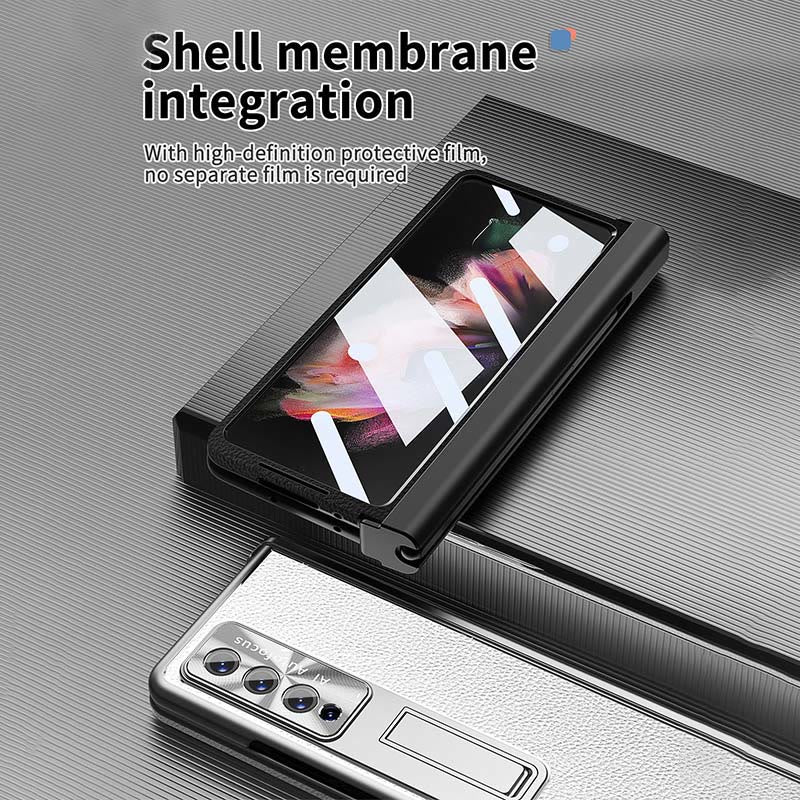 Telefonhülle für Z Fold 4 mit magnetischem Scharnier, klappbare Schutzhülle